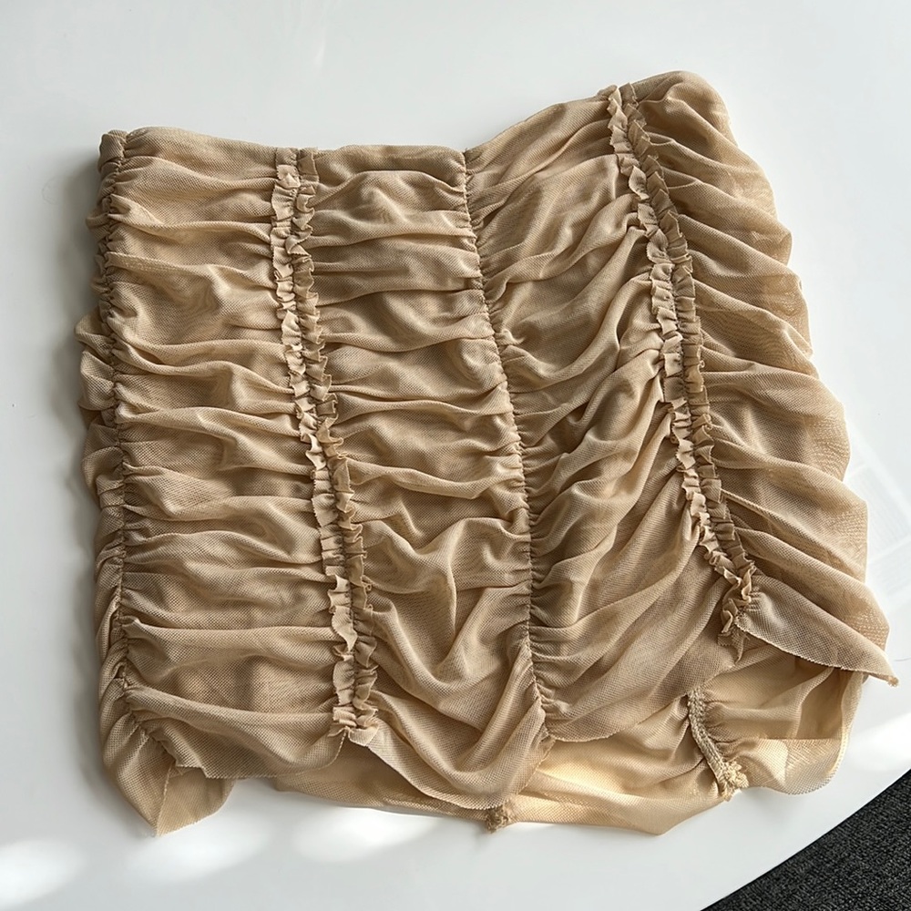 I am gia nude mini skirt